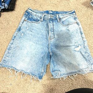 Old Navy Sky Hi Button Fly Shorts